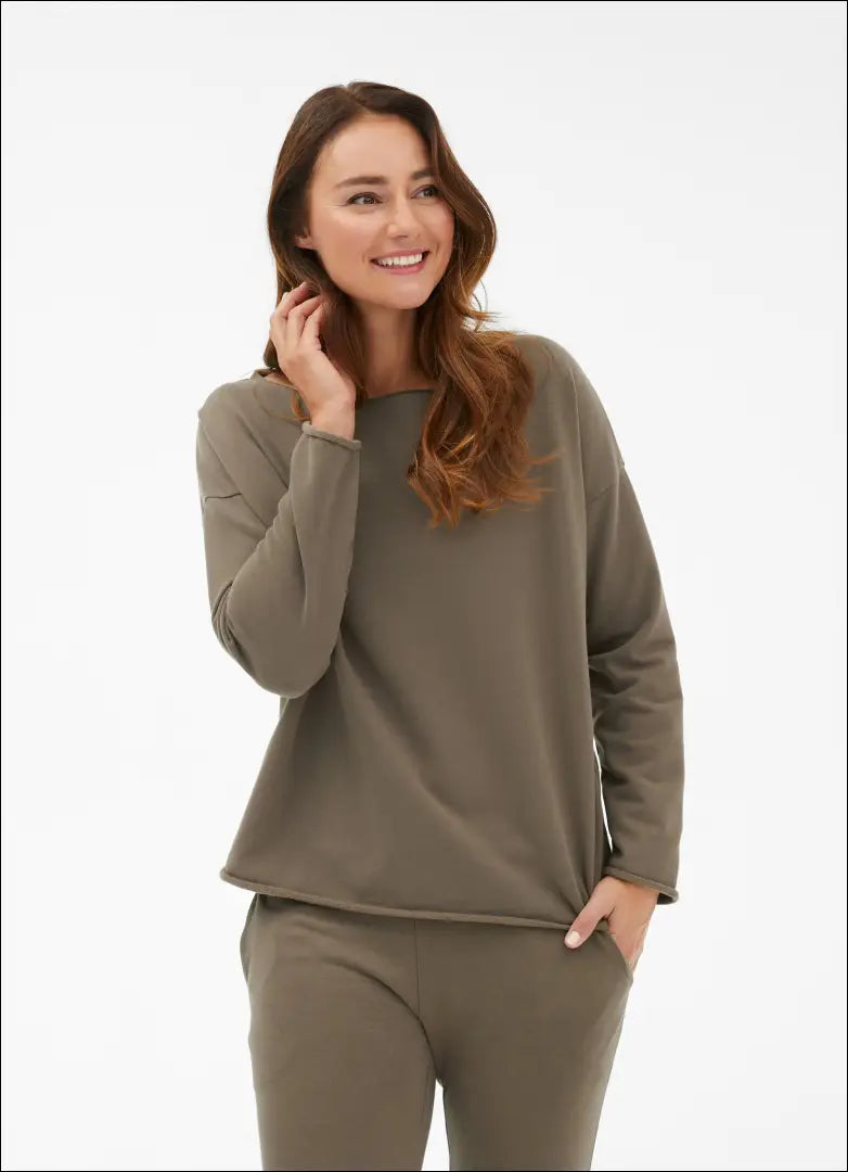 Laisvalaikio palaidinė ’Juvia’ DI7666 - 25-50, __label:Pristatymas 1-2 d.d., color-zalia, drabuziai, material-medvilne