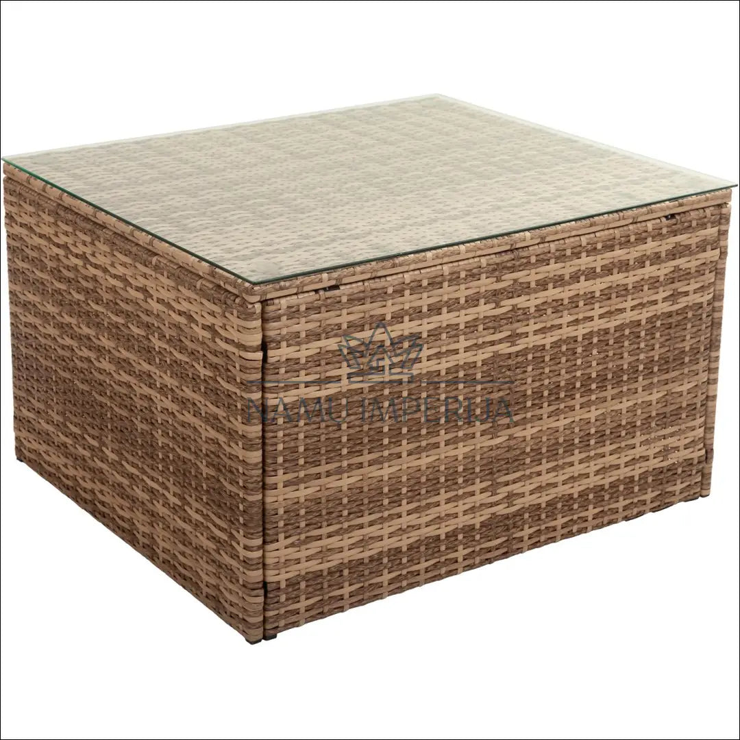 Lauko baldų komplektas (4 dalys) LI375 - €399 Save 70% __label:Pristatymas 1-2 d.d., color-ruda, color-smelio, lauko