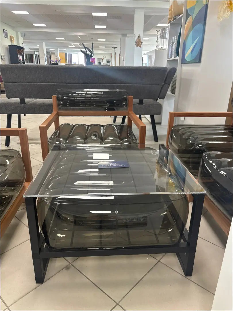 Lauko baldų komplektas (4 dalys) ’Mojow’ LI555 - €784 Save 60% __label:Pristatymas 1-2 d.d., color-juoda, color-ruda,