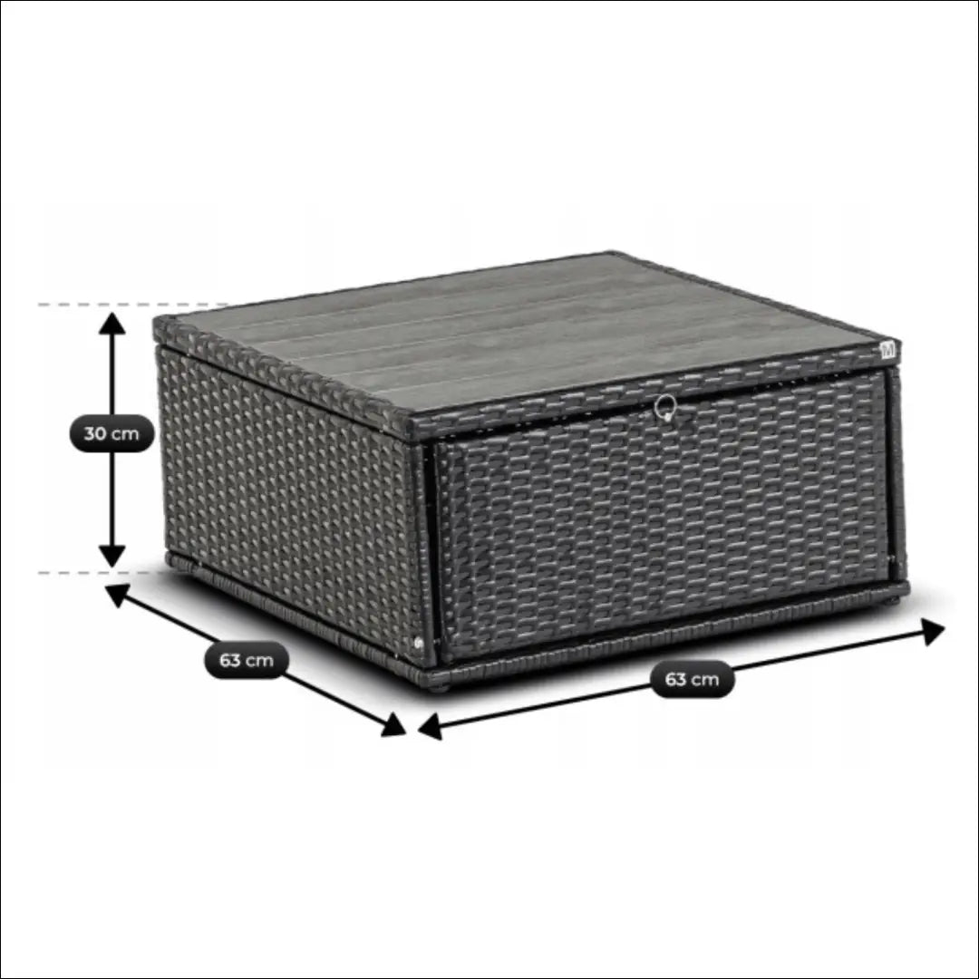 Lauko baldų komplektas juodos spalvos / rudos TE1217 - €647 Save 15% __label:Pristatymas 5-14 d.d., elite, Meble