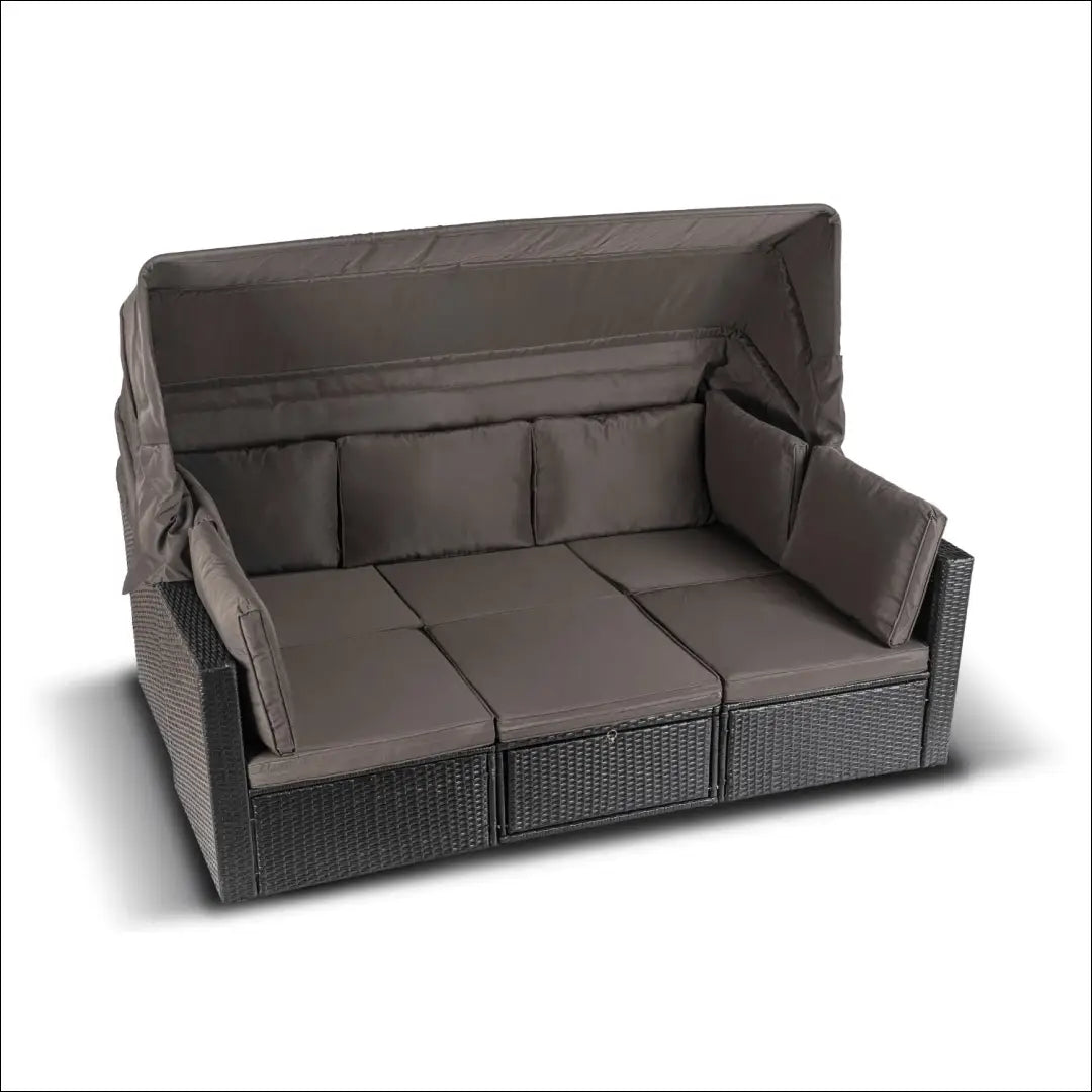 Lauko baldų komplektas juodos spalvos / rudos TE1217 - €647 Save 15% __label:Pristatymas 5-14 d.d., elite, Meble