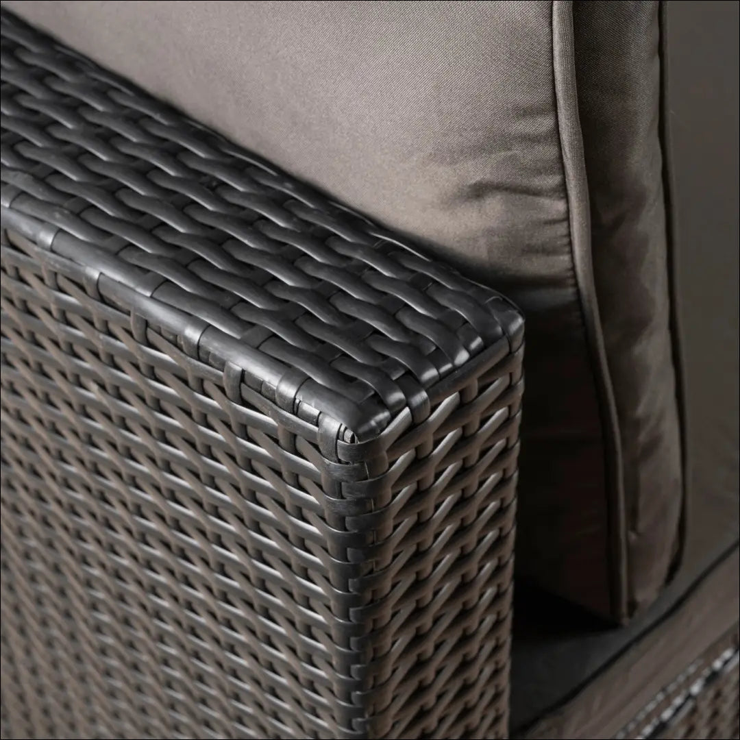 Lauko baldų komplektas juodos spalvos / rudos TE1217 - €647 Save 15% __label:Pristatymas 5-14 d.d., elite, Meble