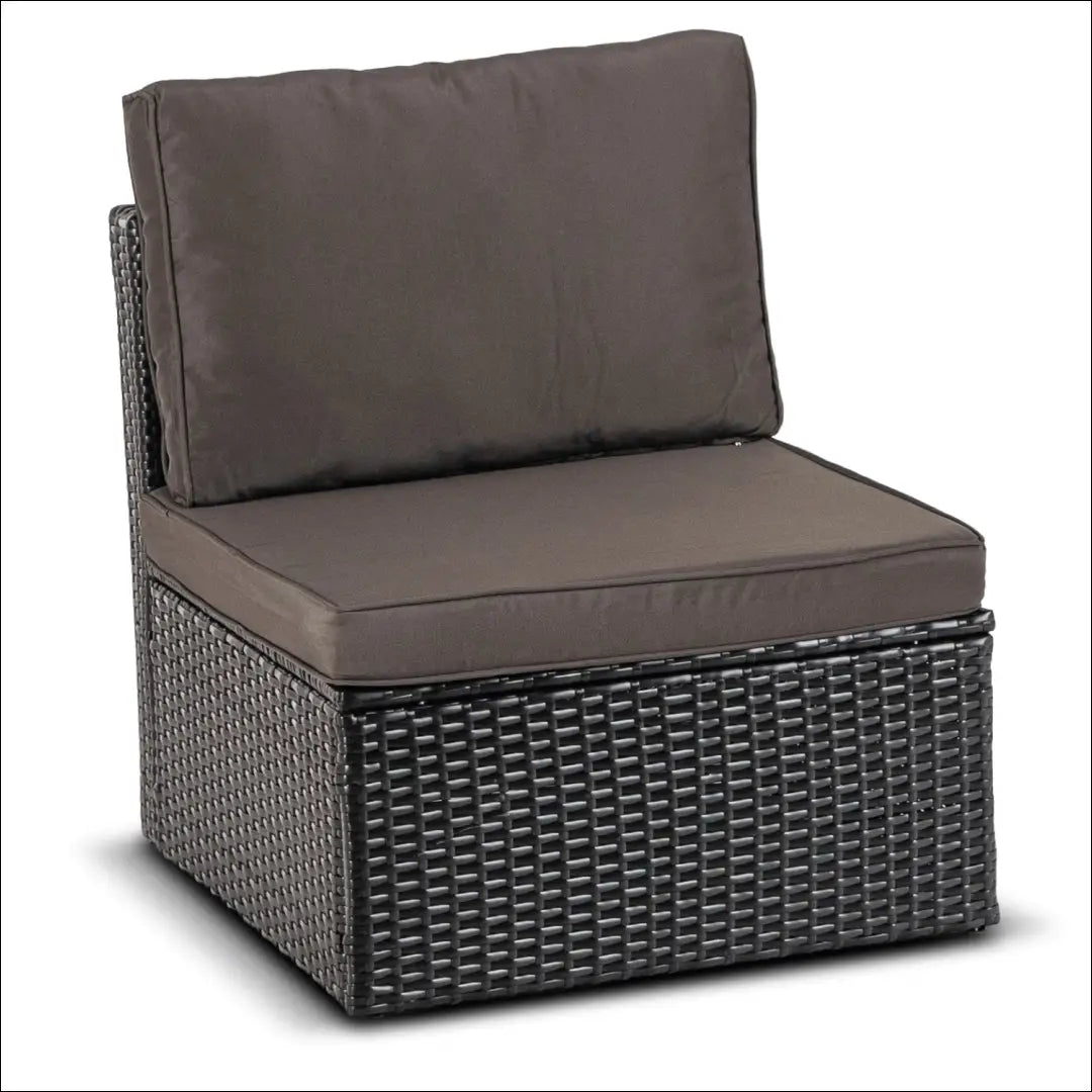 Lauko baldų komplektas juodos spalvos / rudos TE1217 - €647 Save 15% __label:Pristatymas 5-14 d.d., elite, Meble
