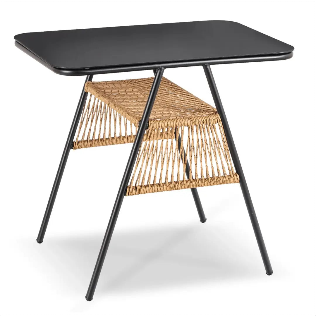 Lauko baldų komplektas juodos spalvos / rudos TE1227 - €224 Save 15% __label:Pristatymas 5-14 d.d., elite, over-200,
