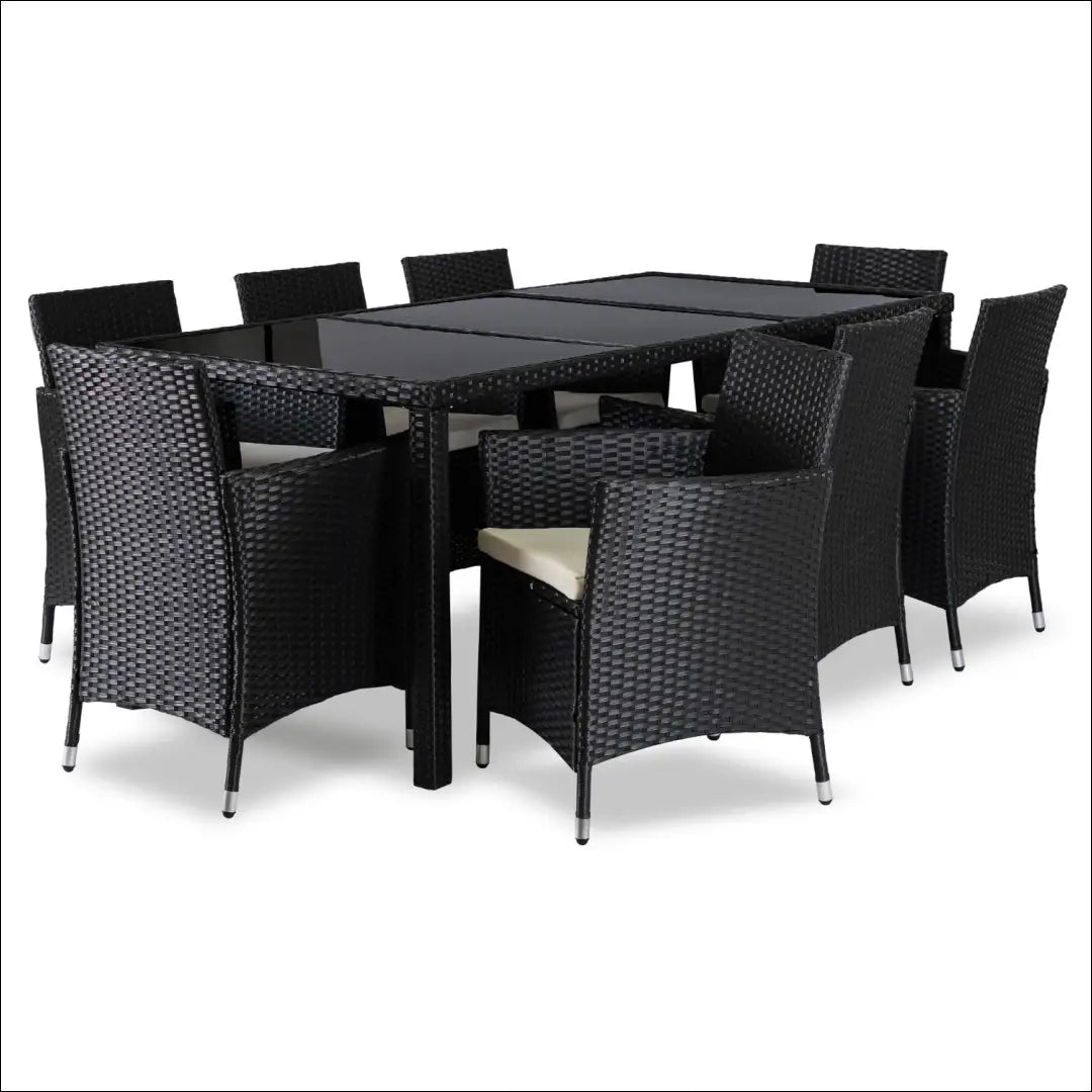 Lauko baldų komplektas juodos spalvos / smėlio TE548 - €820 Save 15% __label:Pristatymas 5-14 d.d., elite, over-200,