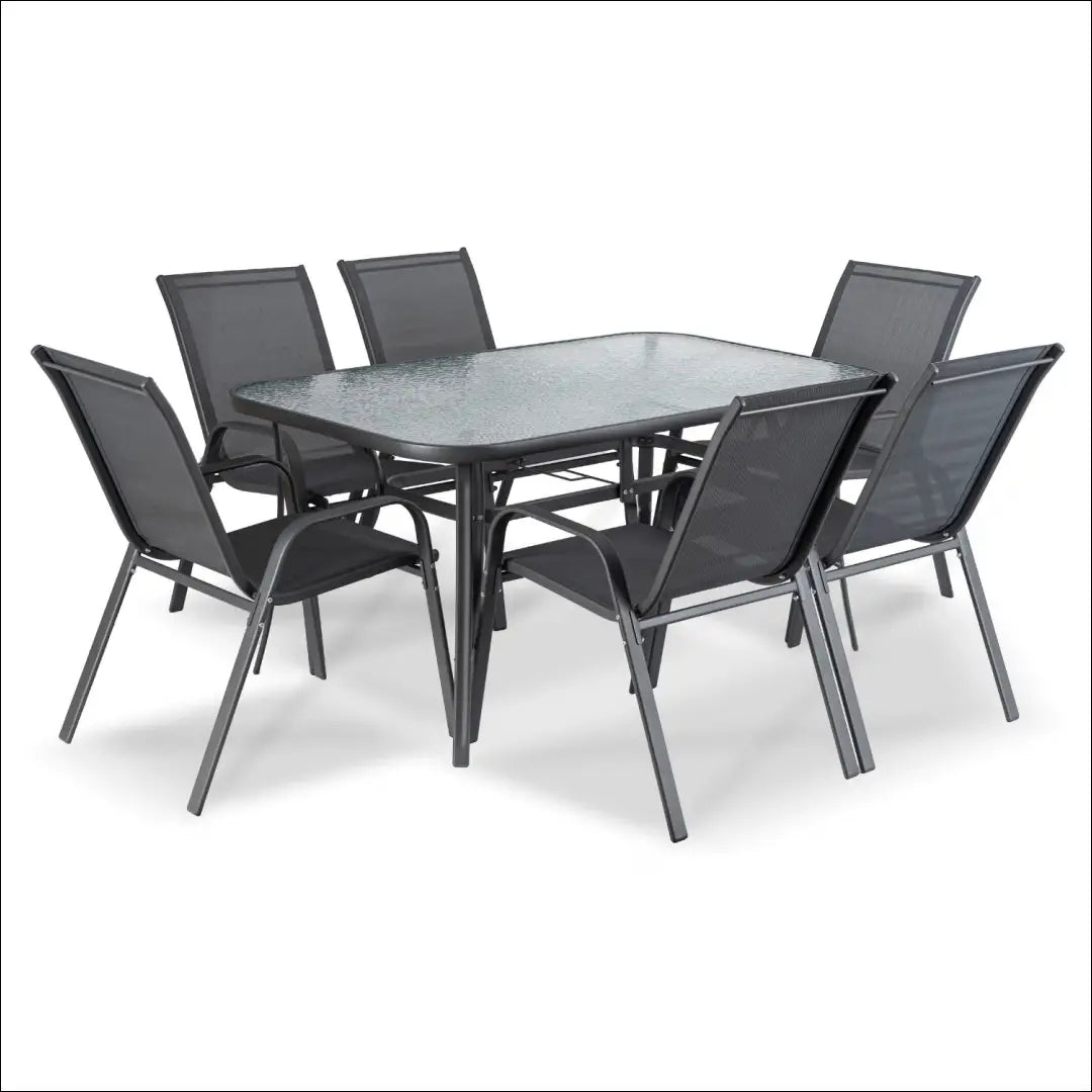 Lauko baldų komplektas juodos spalvos TE1225 - €229 Save 15% __label:Pristatymas 5-14 d.d., elite, over-200, uzsakomi