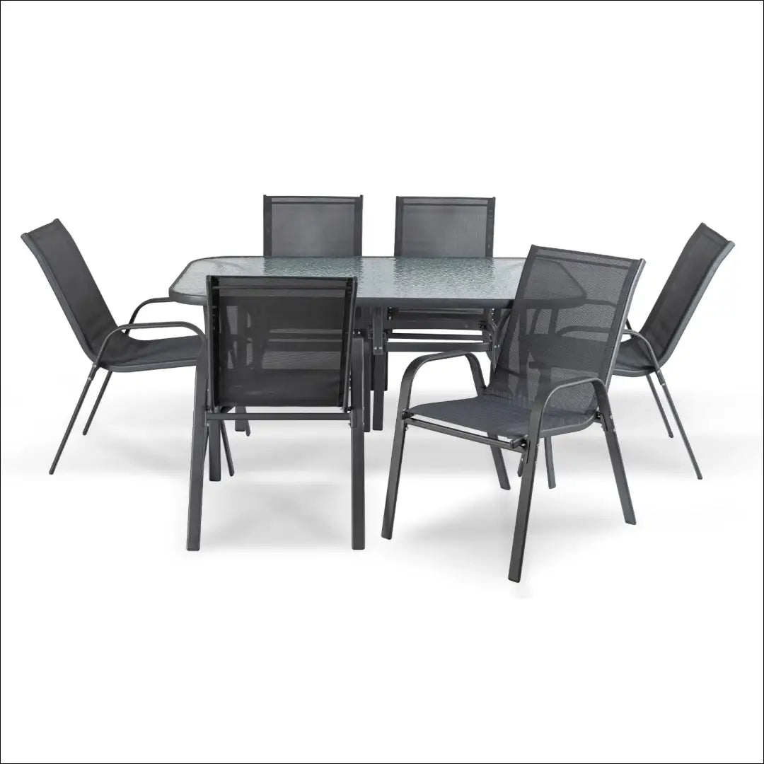 Lauko baldų komplektas juodos spalvos TE1225 - €229 Save 15% __label:Pristatymas 5-14 d.d., elite, over-200, uzsakomi