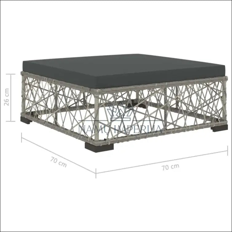 Lauko baldų komplektas LI442 - €168 Save 70% 100-200, __label:Pristatymas 1-2 d.d., color-pilka, lauko baldai,