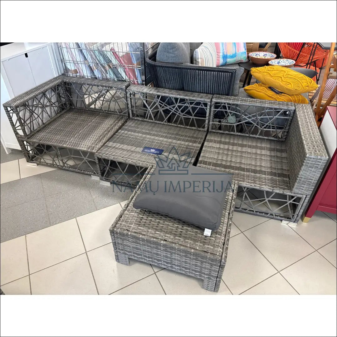 Lauko baldų komplektas LI678 - €160 Save 50% 100-200, __label:Pristatymas 1-2 d.d., color-pilka, lauko baldai,