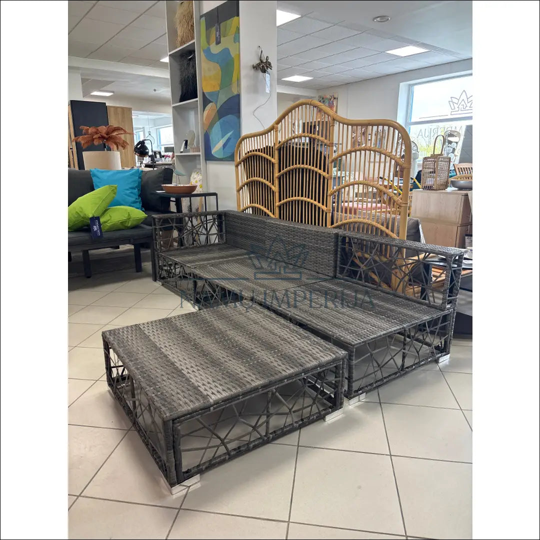Lauko baldų komplektas LI705 - €224 Save 30% __label:Pristatymas 1-2 d.d., color-pilka, lauko baldai, lauko-kedes,