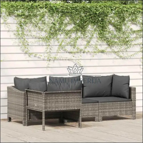 Lauko baldų komplektas LI734 - €180 Save 50% 100-200, __label:Pristatymas 1-2 d.d., color-pilka, lauko baldai,