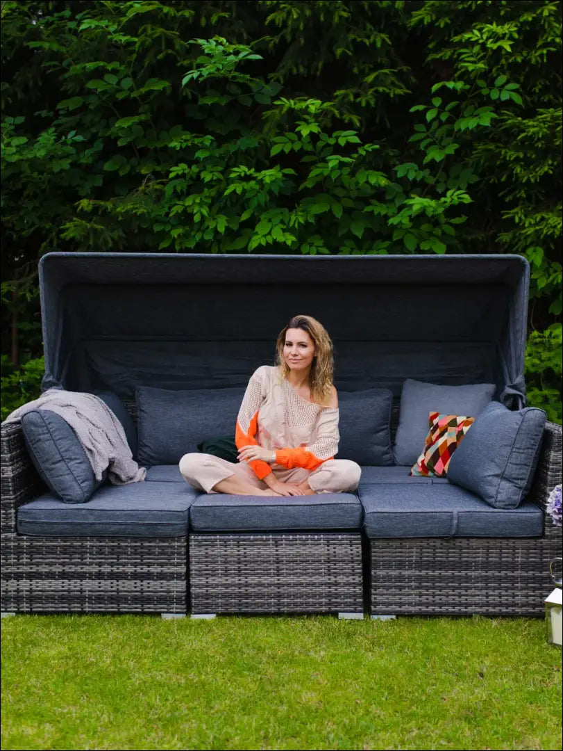 Lauko baldų komplektas LI838 - €1,225 Save 50% __label:Pristatymas 1-2 d.d., color-pilka, color-ruda, lauko baldai,