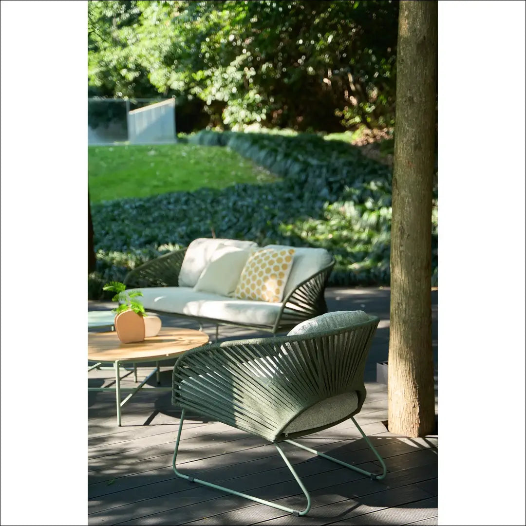 Lauko baldų komplektas pilka žalia su pagalvėlėmis RD1127 - €1,104 Save 15% __label:Pristatymas 5-14 d.d., Loungeset,