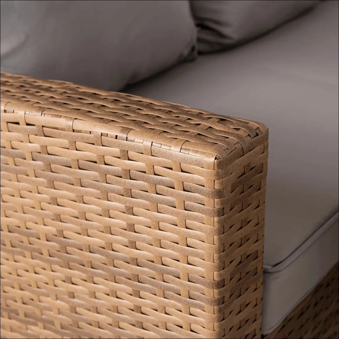Lauko baldų komplektas pilkos spalvos / rudos TE1184 - €676 Save 15% __label:Pristatymas 5-14 d.d., elite, Meble