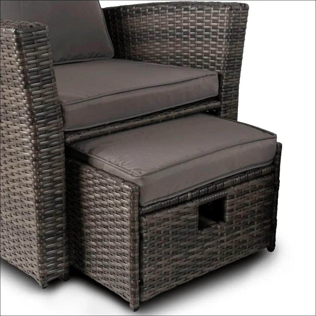 Lauko baldų komplektas pilkos spalvos TE1228 - €592 Save 15% __label:Pristatymas 5-14 d.d., elite, over-200, uzsakomi