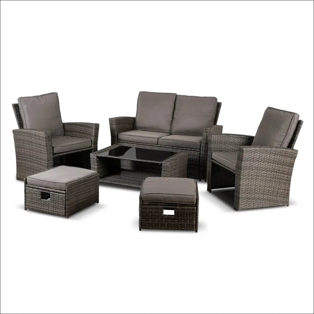 Lauko baldų komplektas pilkos spalvos TE1228 - €592 Save 15% __label:Pristatymas 5-14 d.d., elite, over-200, uzsakomi