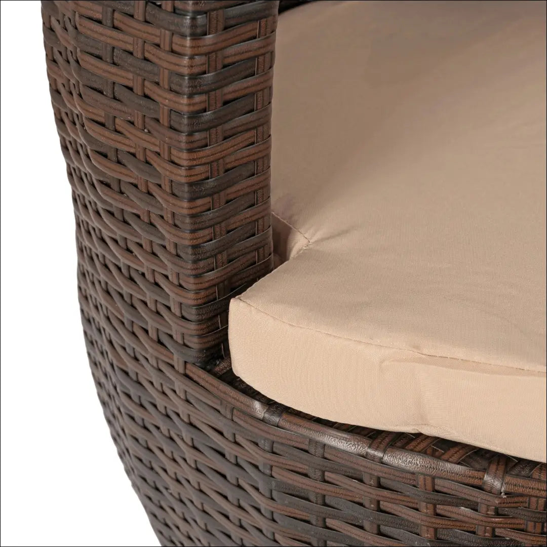 Lauko baldų komplektas smėlio spalvos / rudos TE1206 - €260 Save 15% __label:Pristatymas 5-14 d.d., elite, Meble