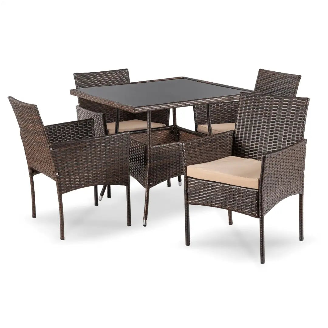 Lauko baldų komplektas smėlio spalvos / rudos TE1209 - €390 Save 15% __label:Pristatymas 5-14 d.d., elite, over-200,