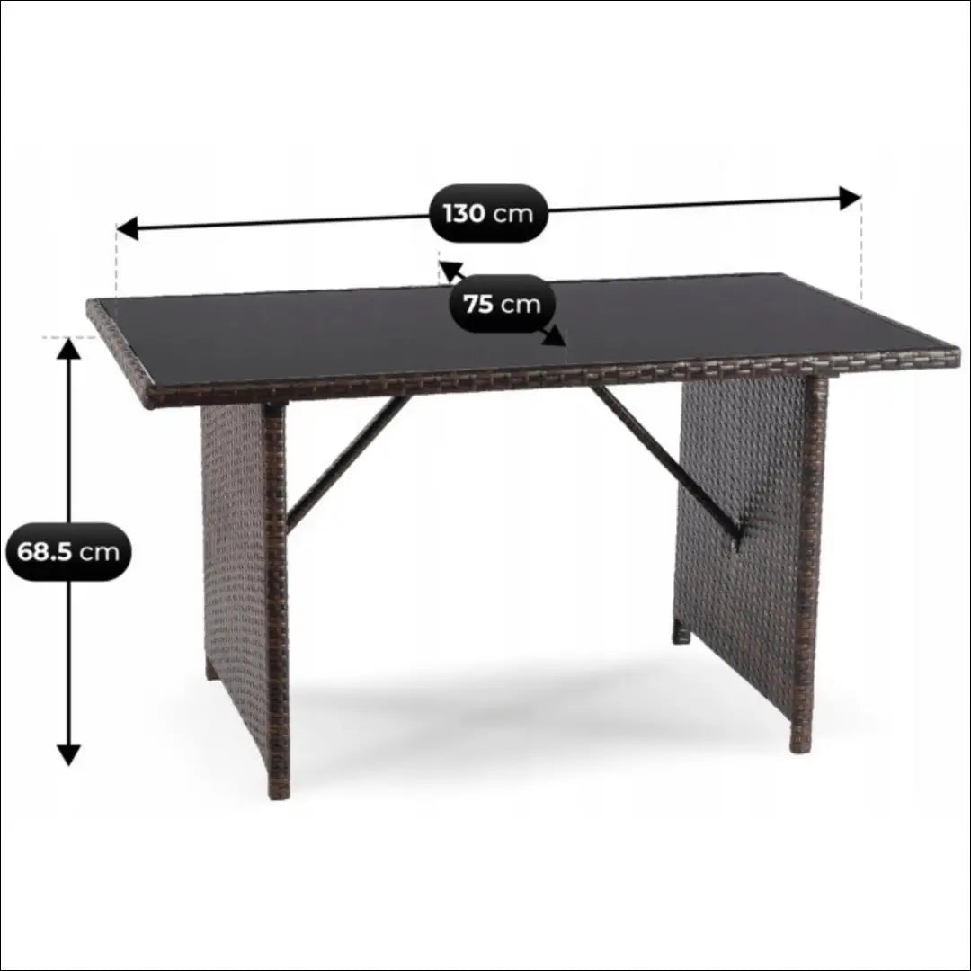 Lauko baldų komplektas smėlio spalvos / rudos TE1210 - €612 Save 15% __label:Pristatymas 5-14 d.d., elite, over-200,