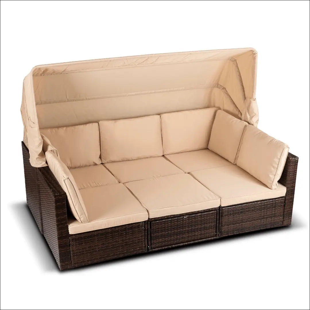 Lauko baldų komplektas smėlio spalvos / rudos TE1229 - €682 Save 15% __label:Pristatymas 5-14 d.d., elite, Meble