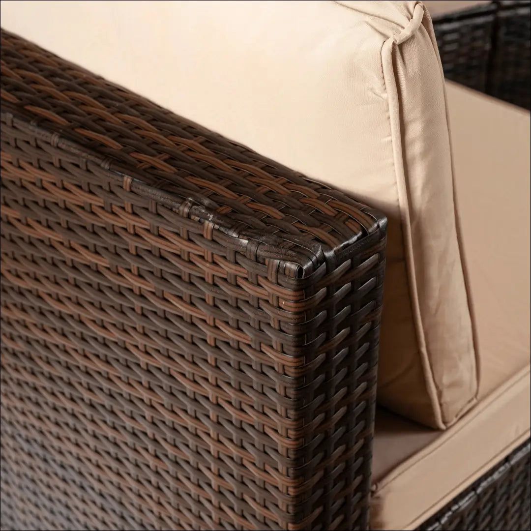 Lauko baldų komplektas smėlio spalvos / rudos TE1229 - €682 Save 15% __label:Pristatymas 5-14 d.d., elite, Meble