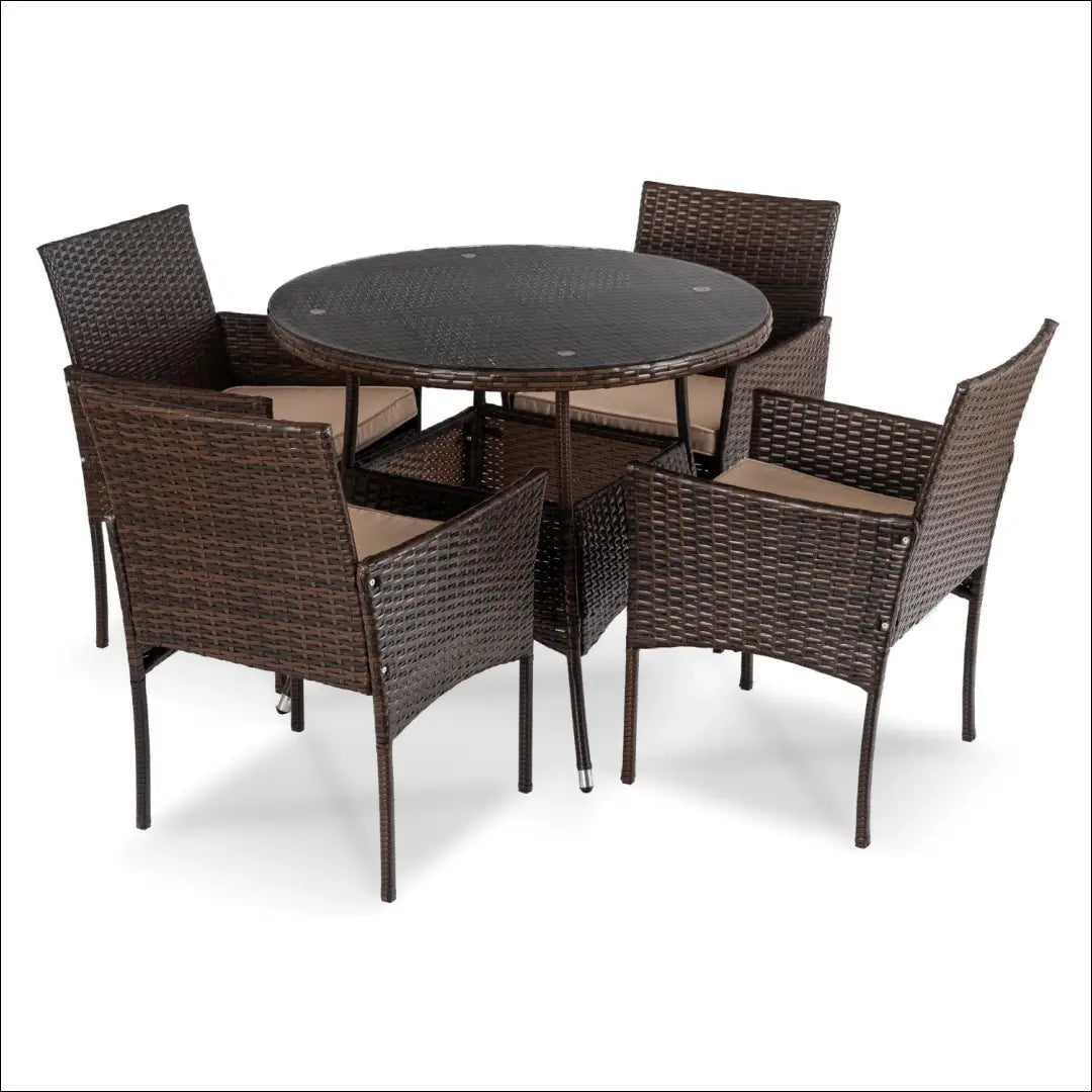 Lauko baldų komplektas smėlio spalvos / rudos TE1235 - €416 Save 15% __label:Pristatymas 5-14 d.d., elite, over-200,