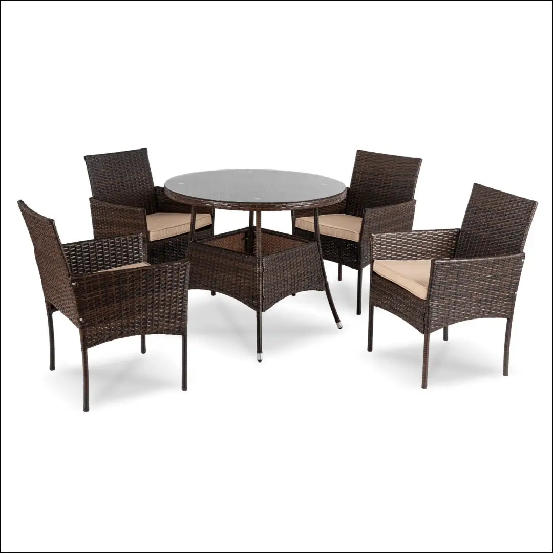 Lauko baldų komplektas smėlio spalvos / rudos TE1235 - €416 Save 15% __label:Pristatymas 5-14 d.d., elite, over-200,