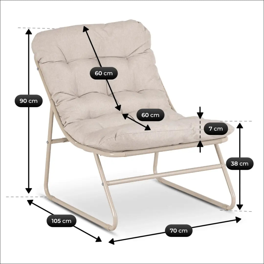 Lauko baldų komplektas smėlio spalvos TE1223 - €276 Save 15% __label:Pristatymas 5-14 d.d., elite, over-200, uzsakomi