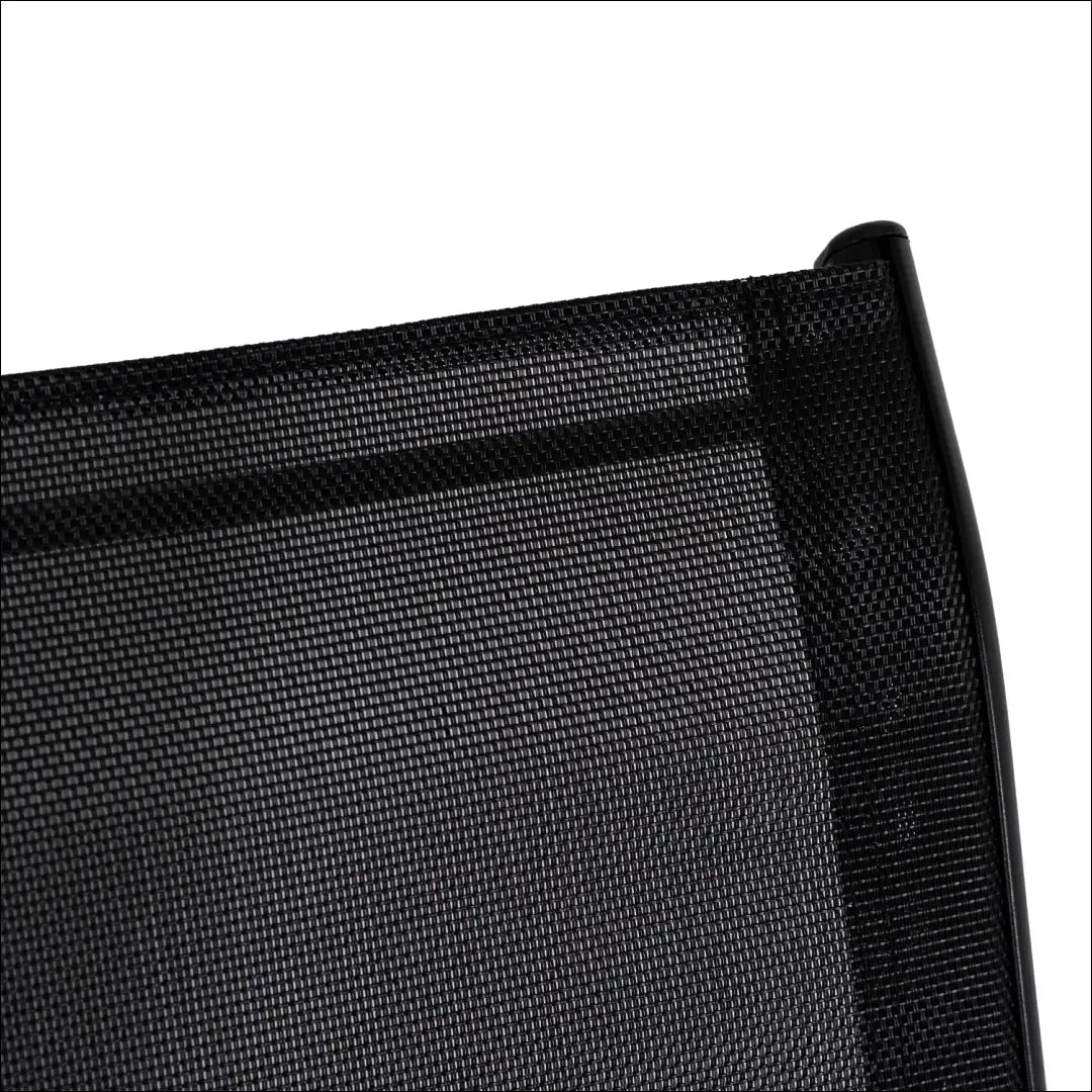 Lauko baldų komplektas su tinklelio atlošu juodos spalvos TE545 - €124 Save 15% 100-200, __label:Pristatymas 5-14 d.d.,