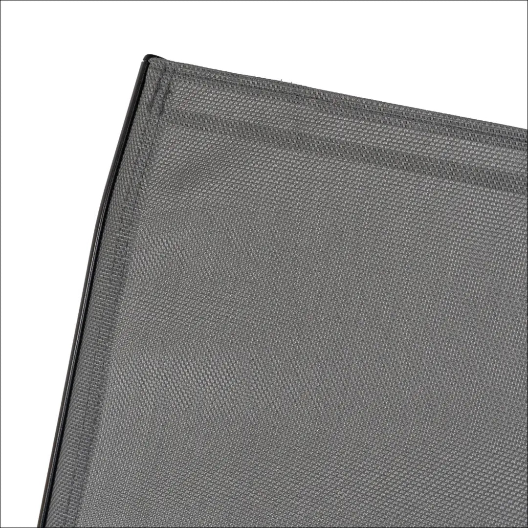 Lauko baldų komplektas su tinklelio atlošu pilkos spalvos / juodos TE1218 - €124 Save 15% 100-200, __label:Pristatymas