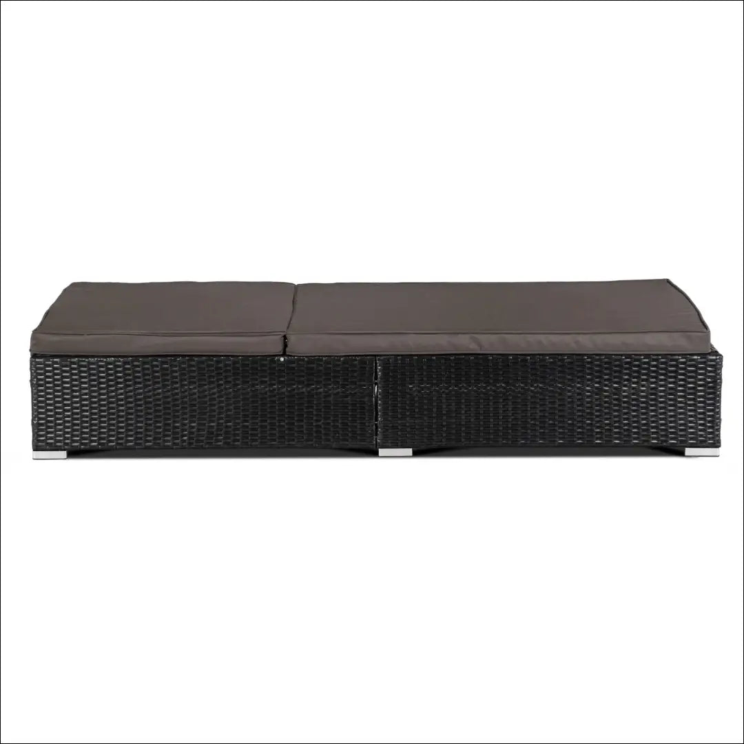 Lauko fotelis iš ratano juodos spalvos / rudos TE1226 - €210 Save 15% __label:Pristatymas 5-14 d.d., elite, Meble