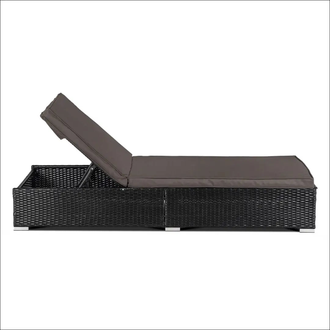 Lauko fotelis iš ratano juodos spalvos / rudos TE1226 - €210 Save 15% __label:Pristatymas 5-14 d.d., elite, Meble