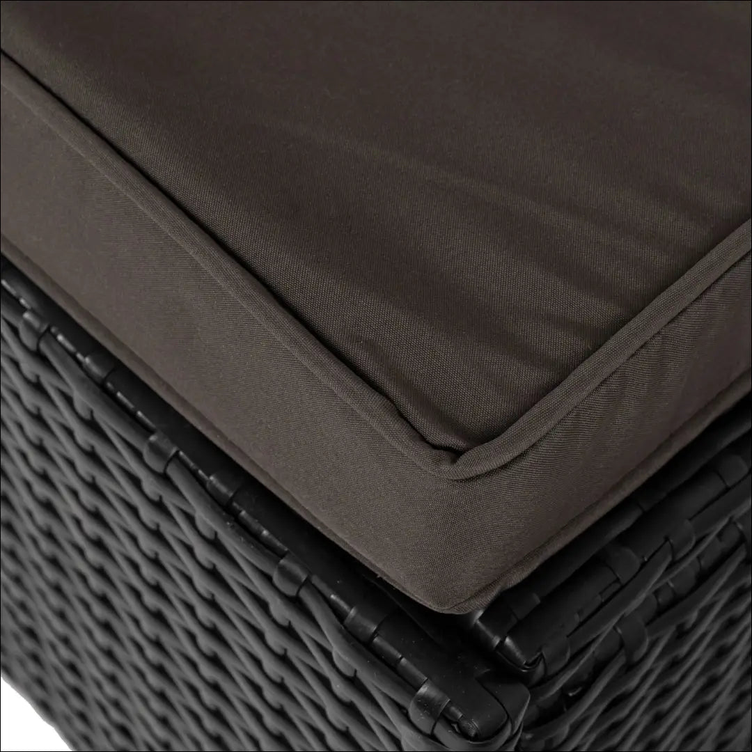 Lauko fotelis iš ratano juodos spalvos / rudos TE1226 - €210 Save 15% __label:Pristatymas 5-14 d.d., elite, Meble