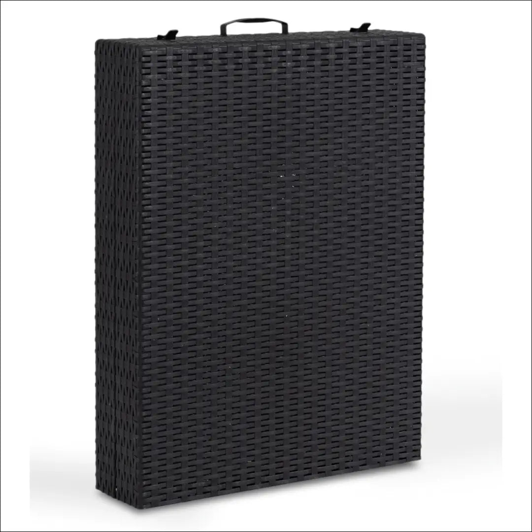 Lauko fotelis iš ratano juodos spalvos TE452 - €128 Save 15% 100-200, __label:Pristatymas 5-14 d.d., elite, Meble