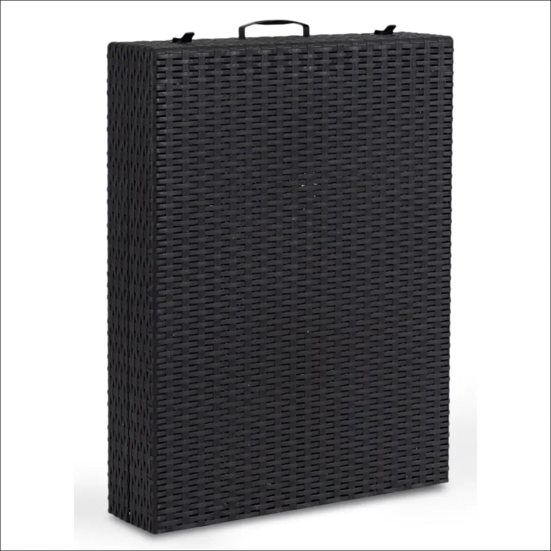 Lauko fotelis iš ratano juodos spalvos TE535 - €92 Save 15% 50-100, __label:Pristatymas 5-14 d.d., elite, Meble