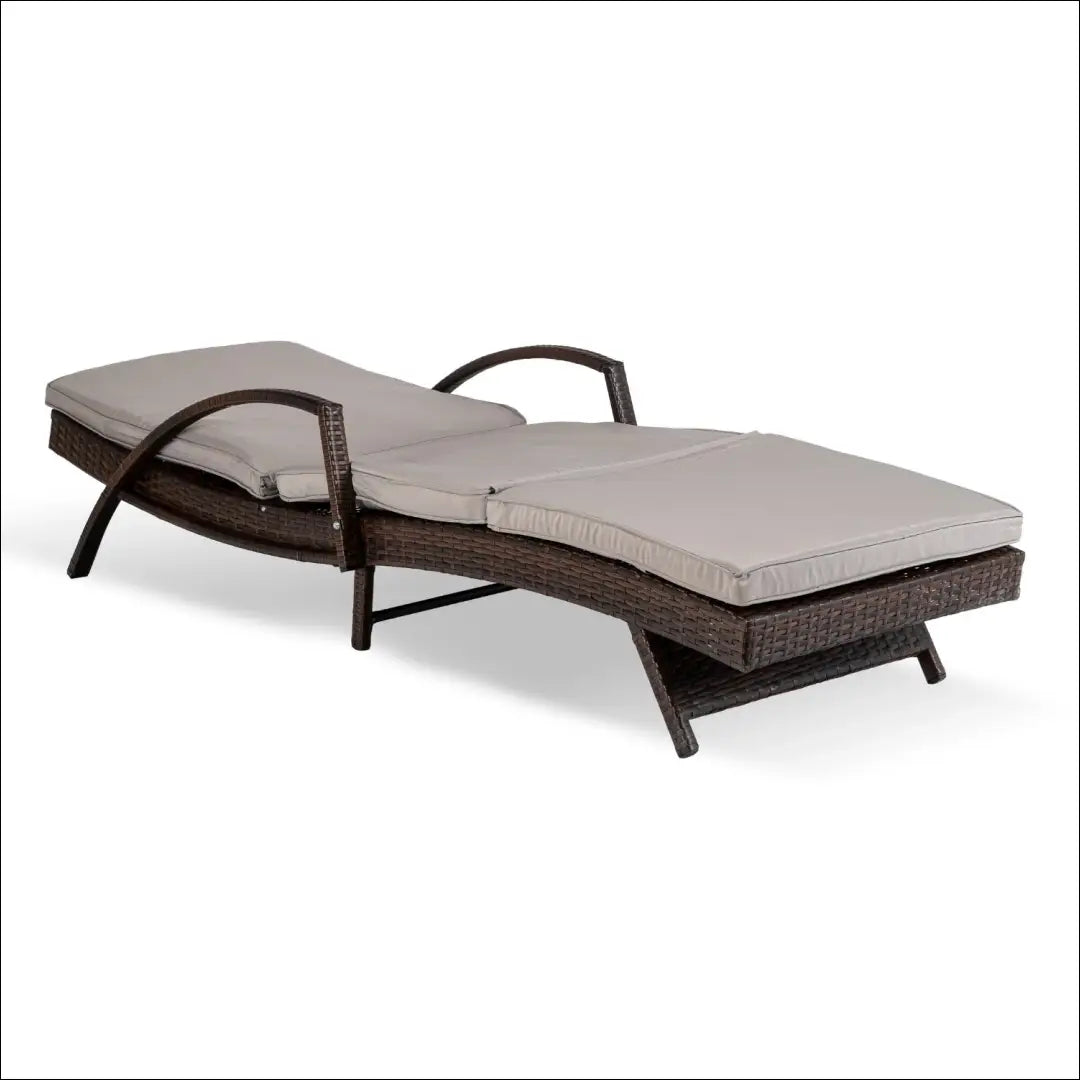 Lauko fotelis iš ratano pilkos spalvos / rudos TE1234 - €218 Save 15% __label:Pristatymas 5-14 d.d., elite, Meble