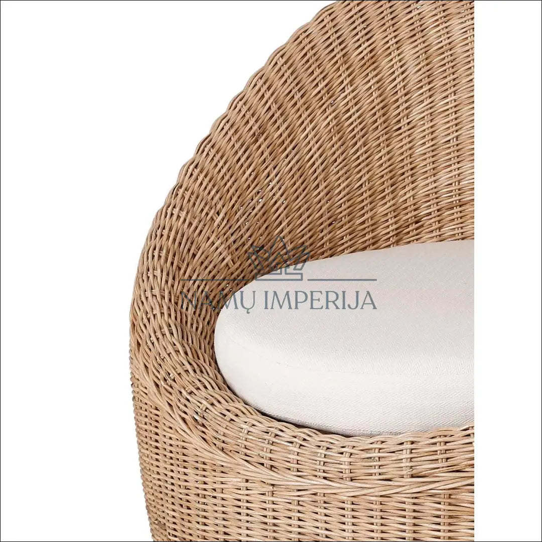 Lauko fotelis LI390 - €135 Save 70% 100-200, __label:Pristatymas 1-2 d.d., color-kremas, color-ruda, lauko baldai €100