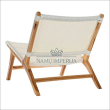 Augšupielādējiet attēlu galerijas skatā Lauko fotelis LI500 - €209 Save 50% color-balta, color-ruda, foteliai, lauko baldai, material-medzio-masyvas Balta
