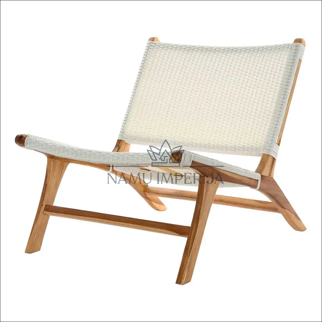 Lauko fotelis LI500 - €209 Save 50% color-balta, color-ruda, foteliai, lauko baldai, material-medzio-masyvas Balta