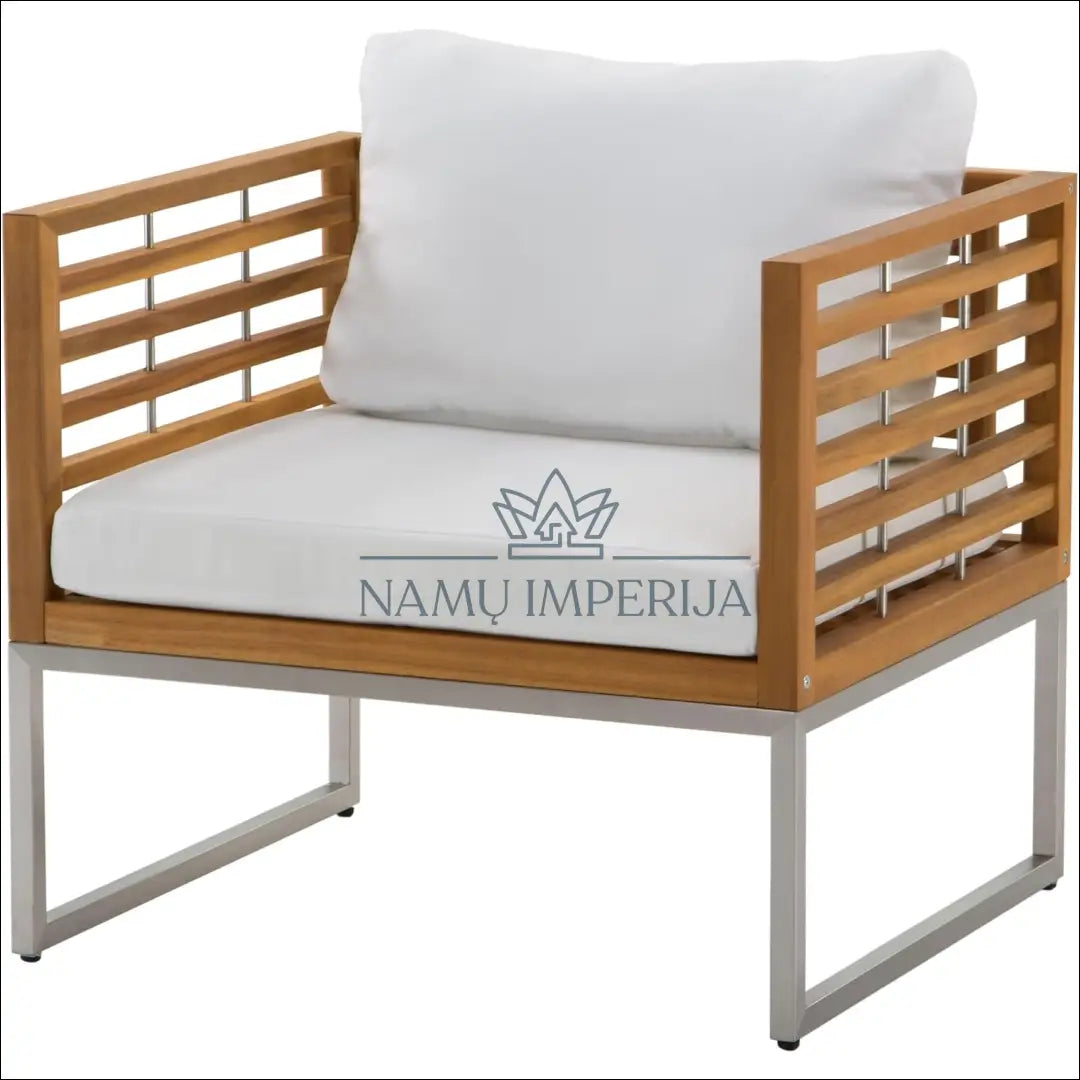 Lauko fotelis LI691 - €299 Save 30% __label:Pristatymas 1-2 d.d., color-kremas, color-ruda, lauko baldai,
