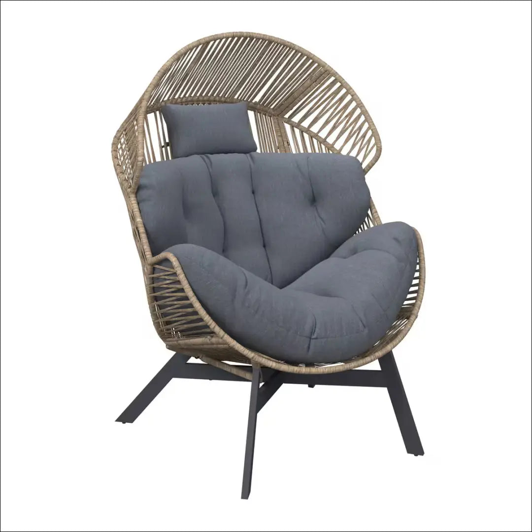 Lauko fotelis LI869 - €290 Save 50% __label:Pristatymas 1-2 d.d., color-juoda, color-pilka, color-smelio, lauko baldai