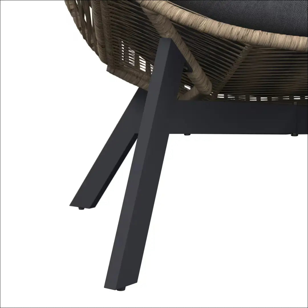 Lauko fotelis LI869 - €290 Save 50% __label:Pristatymas 1-2 d.d., color-juoda, color-pilka, color-smelio, lauko baldai