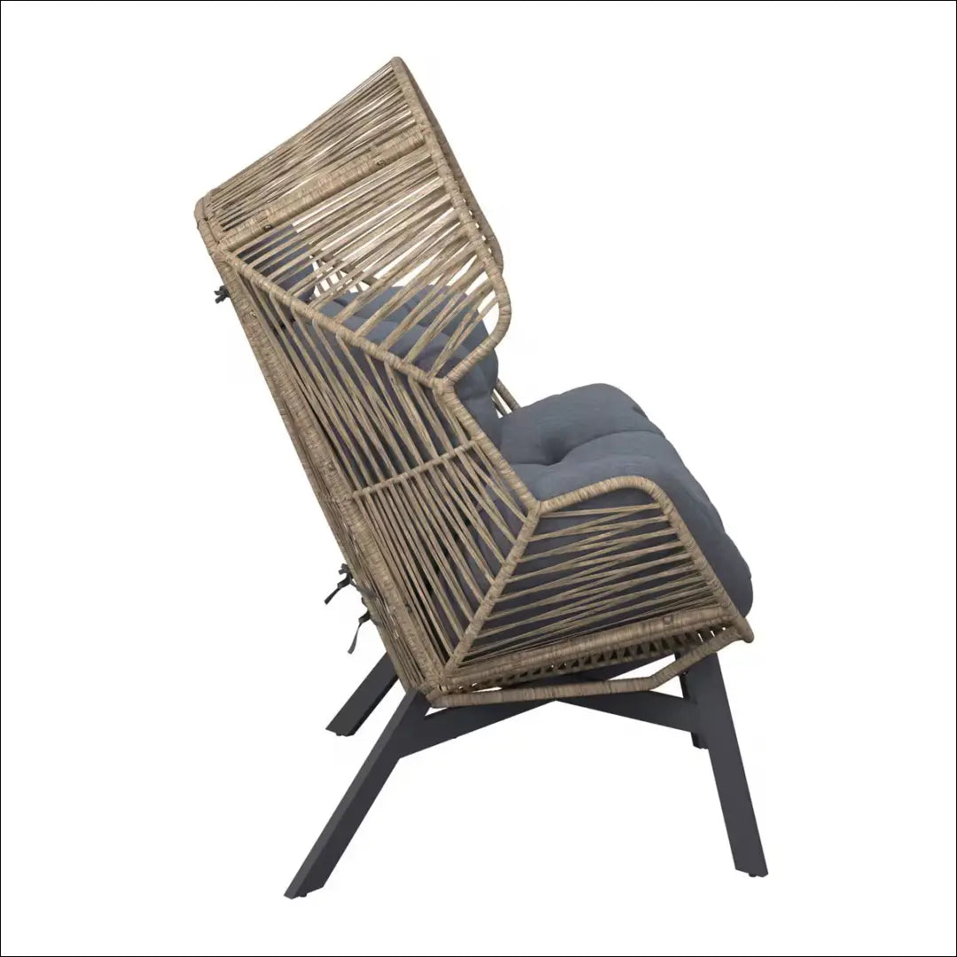 Lauko fotelis LI869 - €290 Save 50% __label:Pristatymas 1-2 d.d., color-juoda, color-pilka, color-smelio, lauko baldai