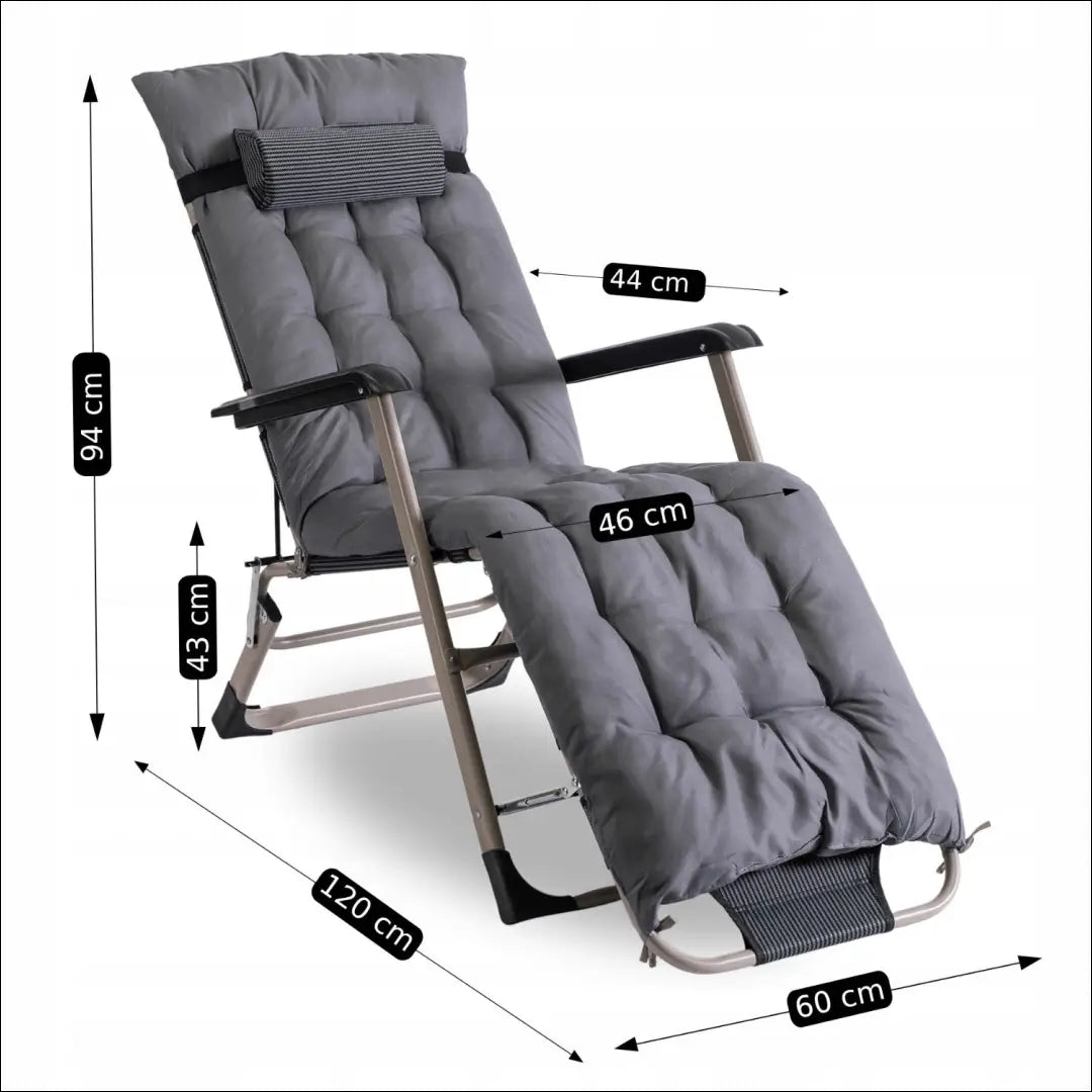 Lauko fotelis su audiniu pilkos spalvos TE478 - €67 Save 15% 50-100, __label:Pristatymas 5-14 d.d., elite, Meble