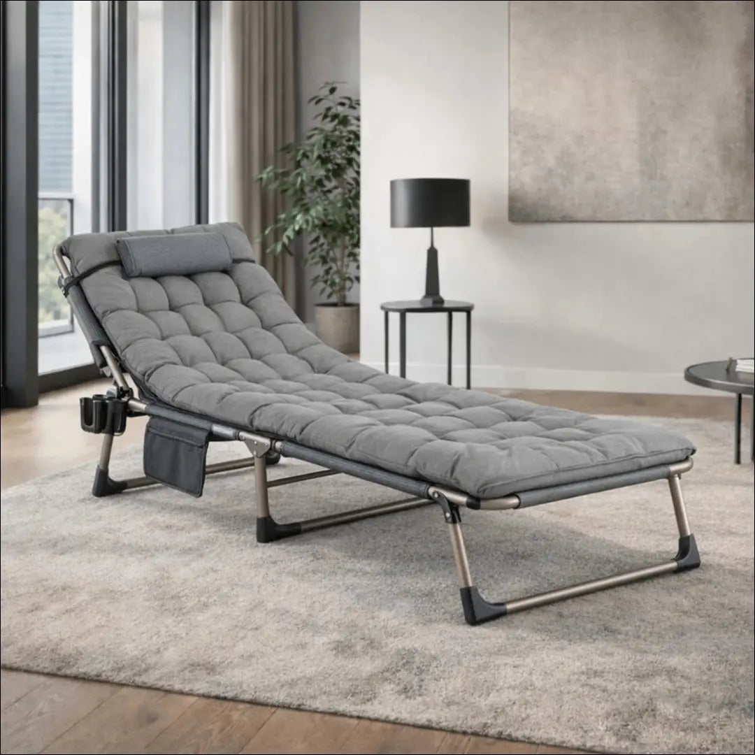 Lauko gultas su audiniu pilkos spalvos TE1089 - €77 Save 15% 50-100, __label:Pristatymas 5-14 d.d., elite, Meble