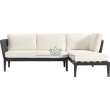 Įkelti vaizdą į galerijos rodinį, Lauko kampinė sofa LI385 - color-kremas, color-pilka, lauko
