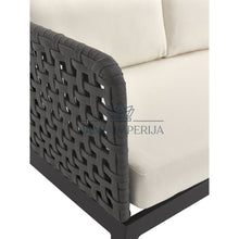Įkelti vaizdą į galerijos rodinį, Lauko kampinė sofa LI385 - color-kremas, color-pilka, lauko
