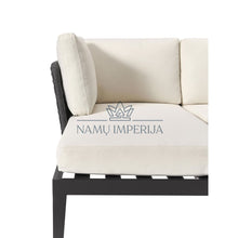 Įkelti vaizdą į galerijos rodinį, Lauko kampinė sofa LI385 - color-kremas, color-pilka, lauko
