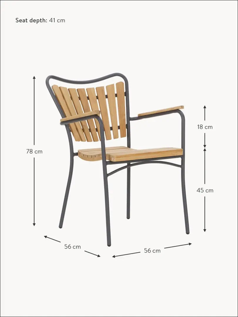 Lauko kėdė LI543 - €88 Save 60% 50-100, __label:Pristatymas 1-2 d.d., color-pilka, color-ruda, lauko baldai €50 to €100