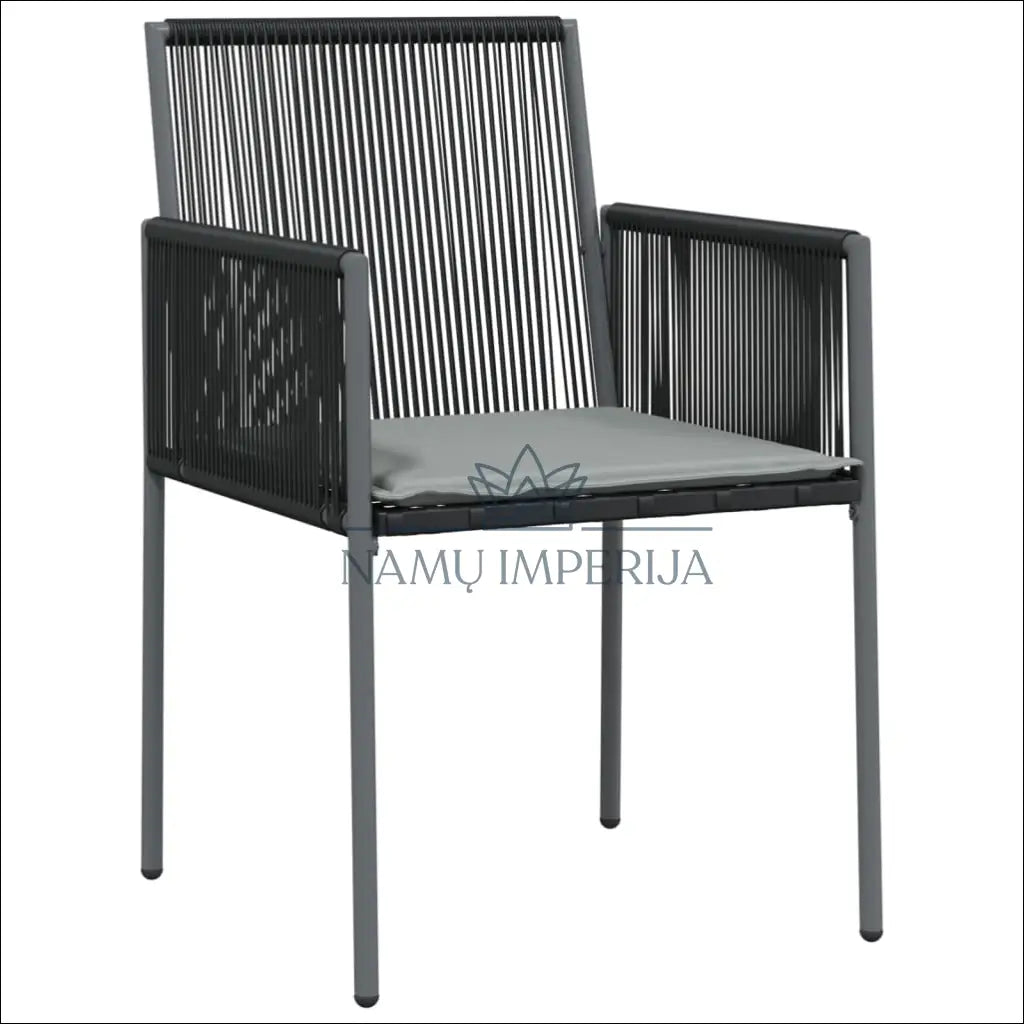 Lauko kėdė LI573 - €52 Save 50% 50-100, color-juoda, color-pilka, lauko baldai, lauko-kedes Pilka / Metalas €50